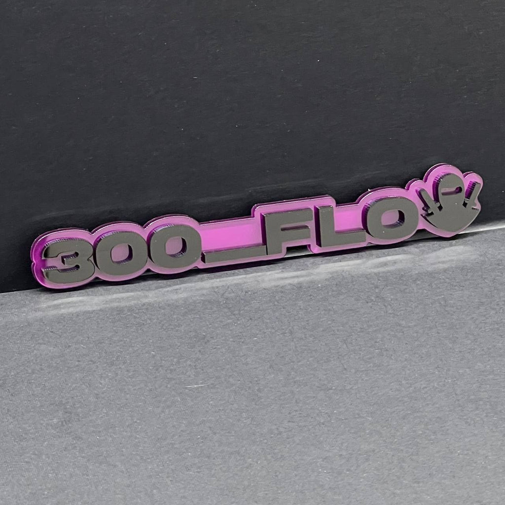 1PC 300 FLO Emblem – Acrylic Tailgate or Fender Badge