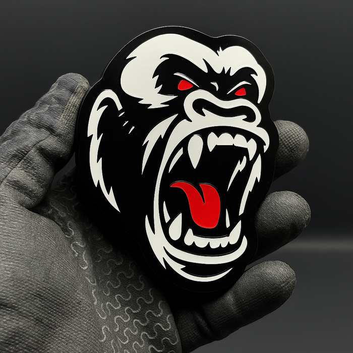 GORILLA – 3D Acrylic Exterior Badge for Fender, Trunk or Door (1pcs)