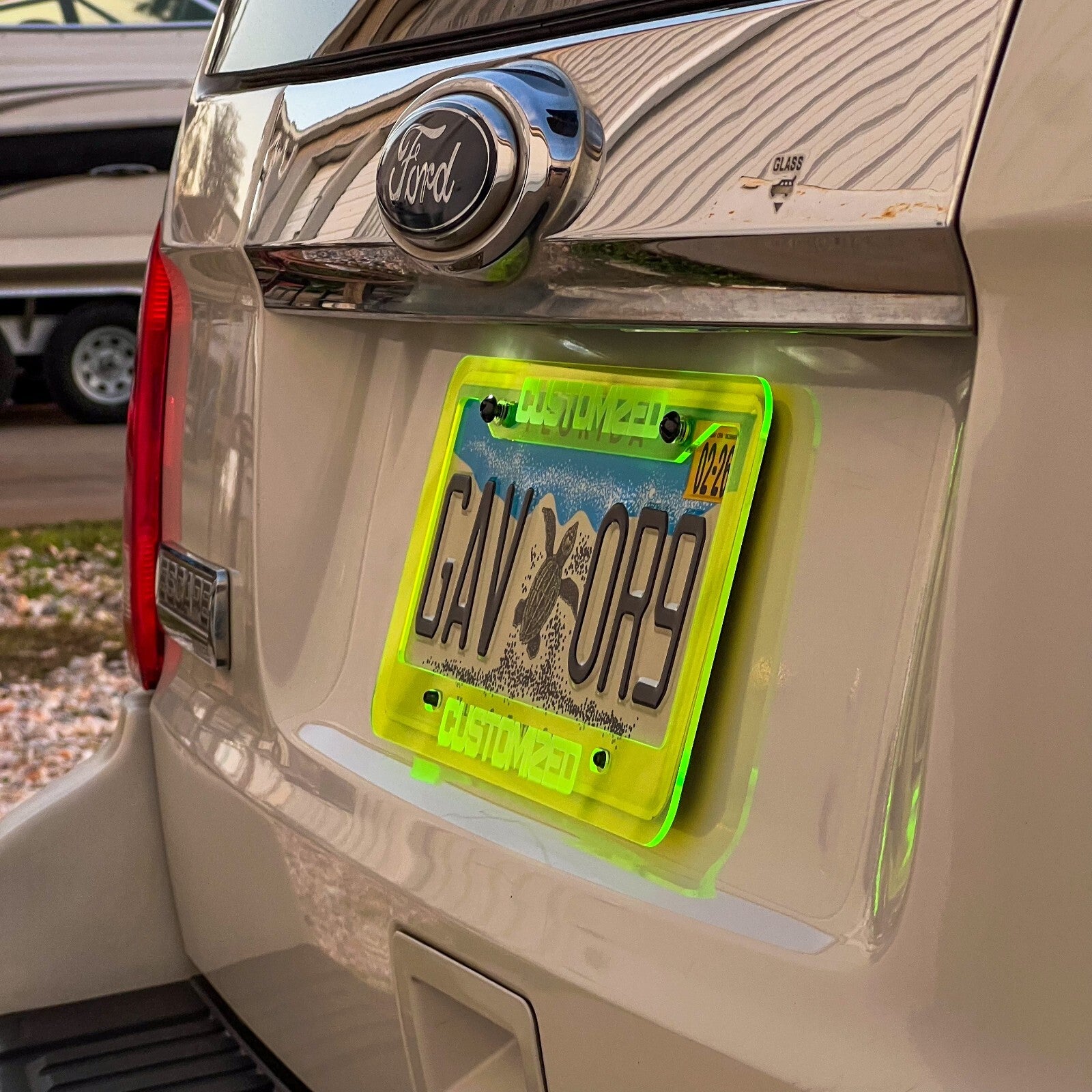 CUSTOM PERSONALIZED License Plate Frame COLOR CHOICE