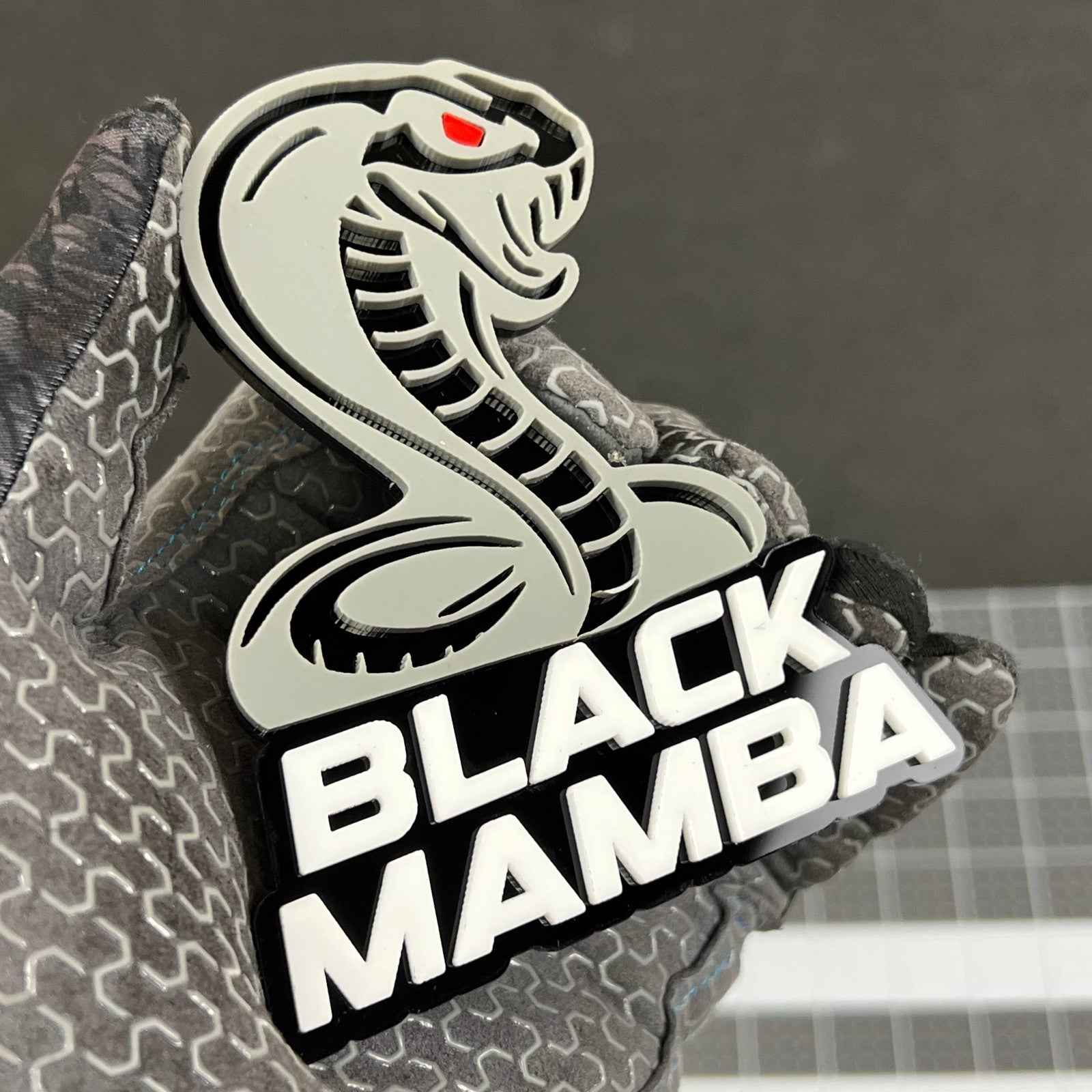 1PC BLACK MAMBA Emblem – Durable 3D Acrylic Multicolor Car & Truck Badge