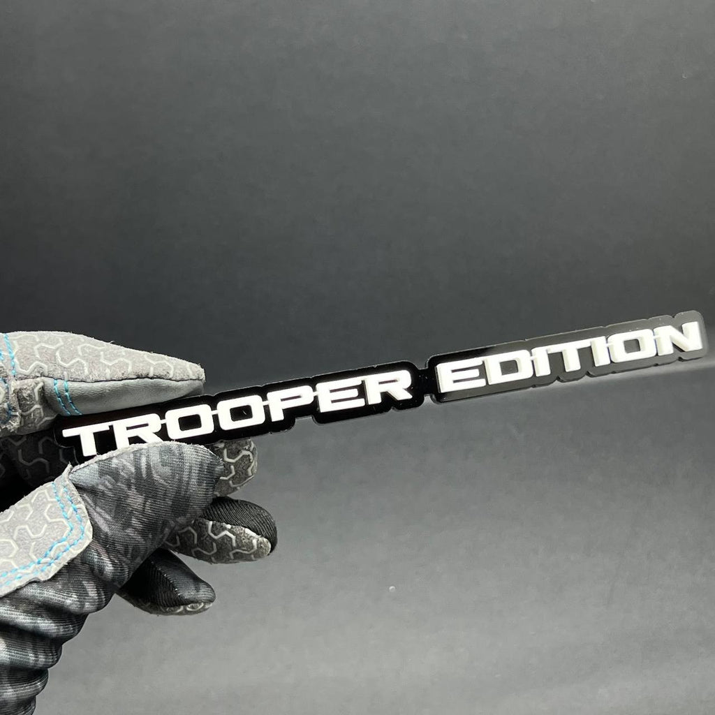 1PC TROOPER EDITION 3D Emblem Multicolor Custom Badge Sticker for Car SUV TRUCK