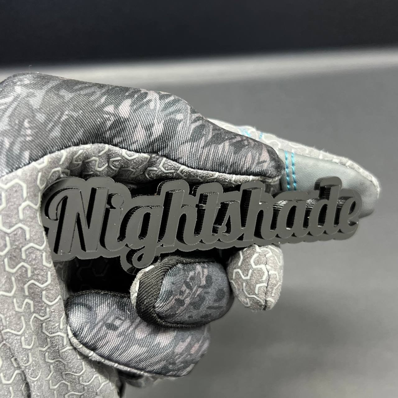 1PC Nightshade Emblem – 3D Acrylic Tailgate or Fender Badge for Car, SUV