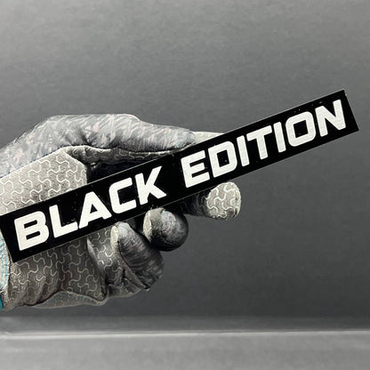 1PC Black Edition Emblem – Custom 3D Acrylic Multicolor Car & Fender Badge