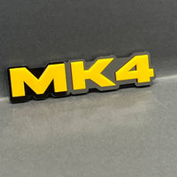 1PC MK4 Emblem – Fender Tailgate Badge Logo Decal For VW Golf Jetta Bora MK4