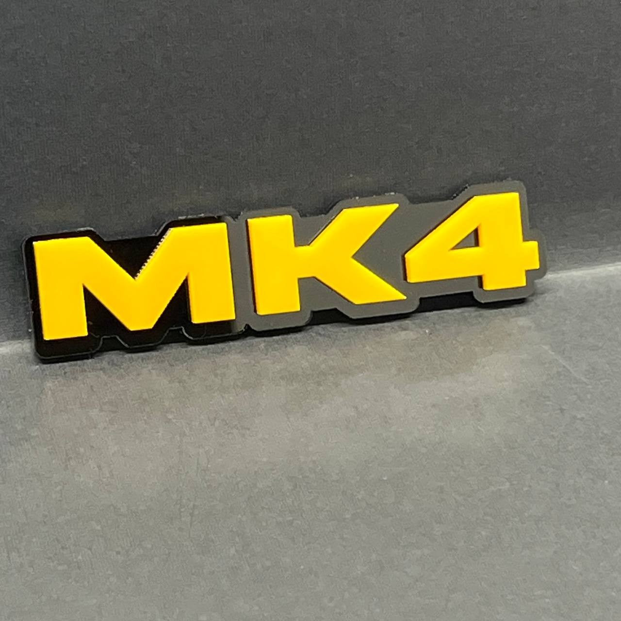 1PC MK4 Emblem – Fender Tailgate Badge Logo Decal For VW Golf Jetta Bora MK4