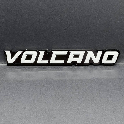 1PCS VOLCANO Emblem – 3D Multicolor Acrylic Car, Truck & SUV Badge Decal