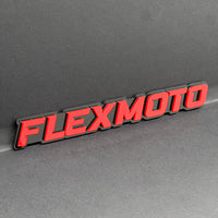 1PC FLEXMOTO Emblem – 3D Acrylic Tailgate or Fender Badge for Truck SUV Car
