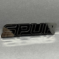 1pc SPUR Multicolor 3D Car Emblem – Easy Install Acrylic Badge for Cars & SUVs