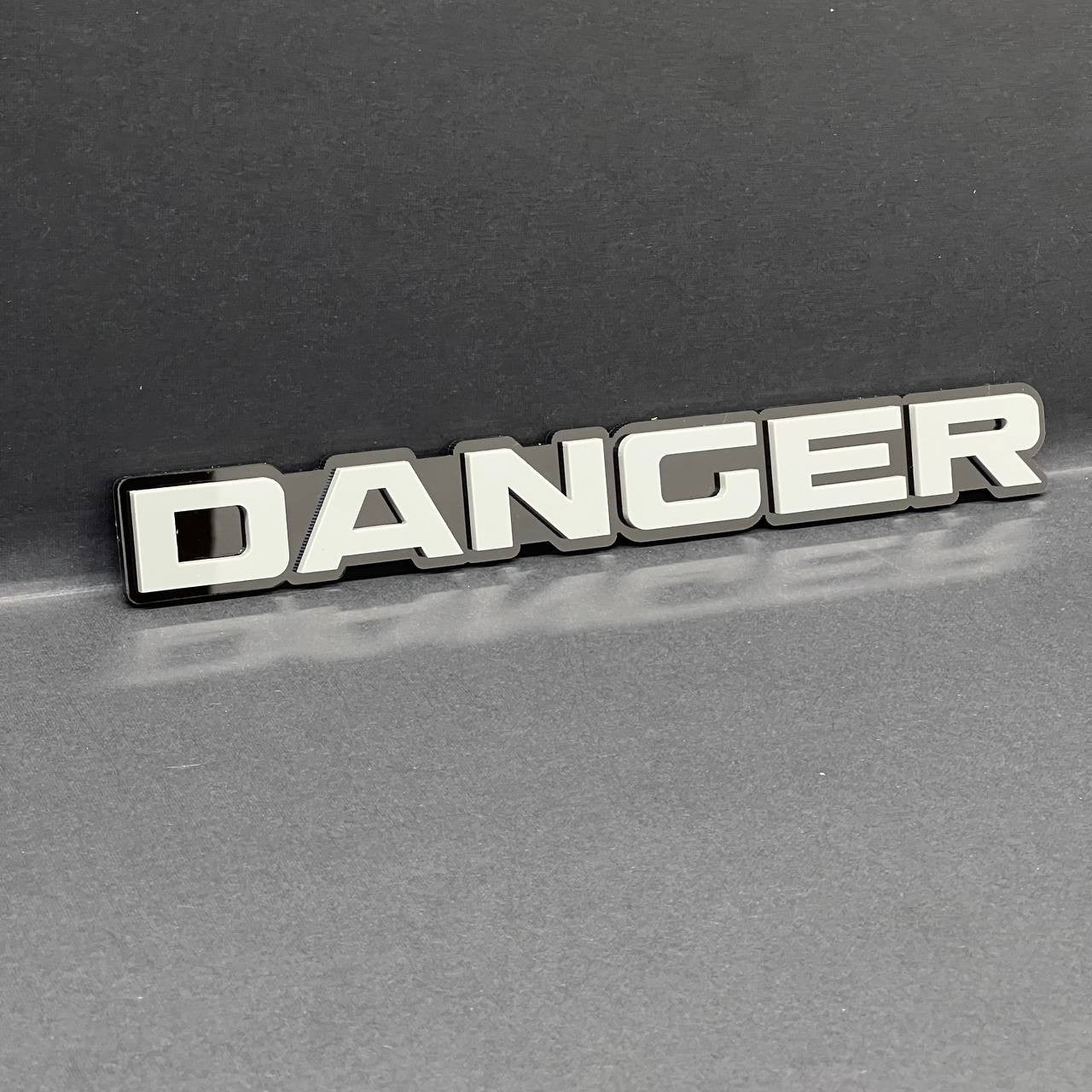 2pcs DANCER 3D Emblem – Custom Fender or Tailgate Badge for Car, SUV, or Truck