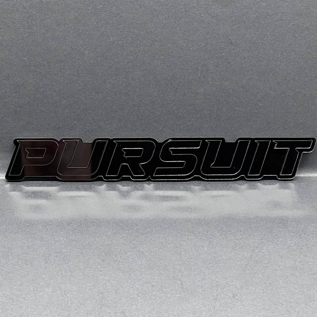 1pcs PURSUIT 3D Emblem – Multicolor Acrylic Car Badge for Fender & Trunk