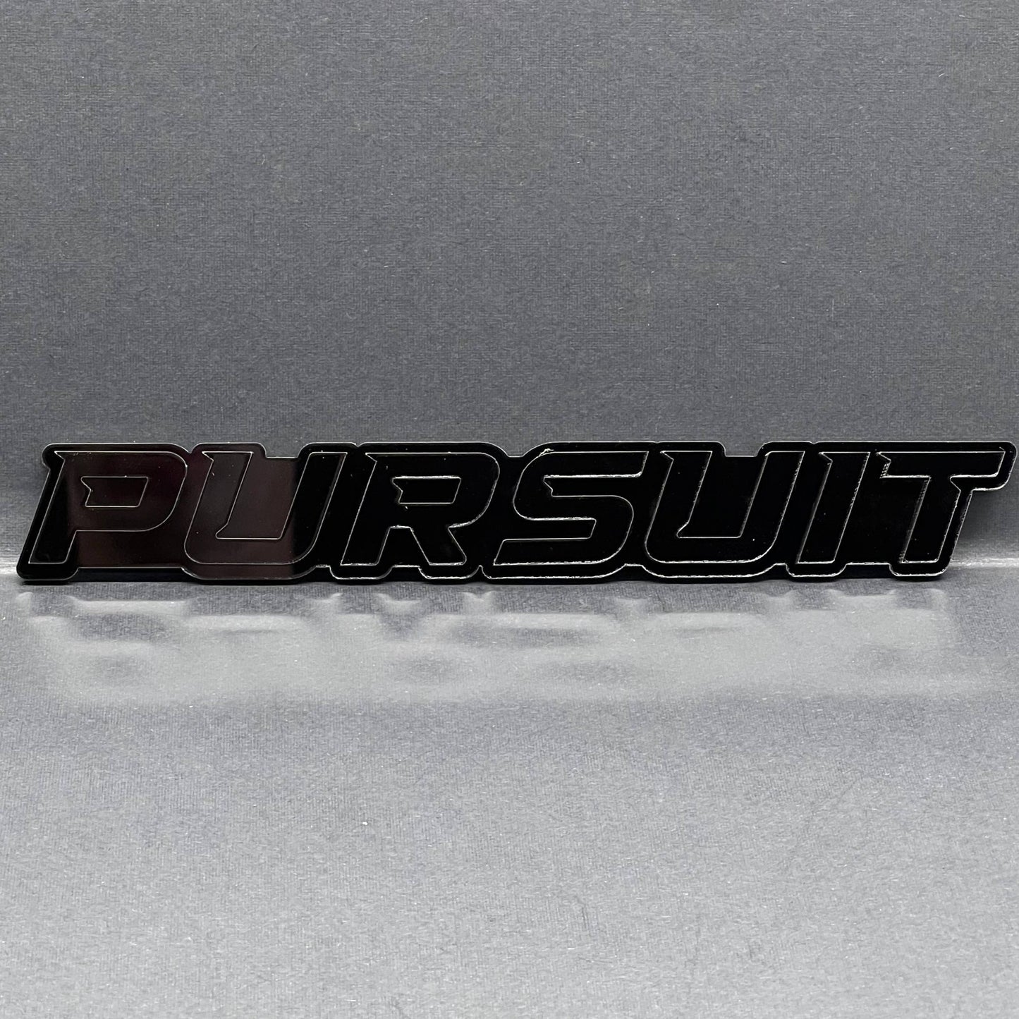 1pcs PURSUIT 3D Emblem – Multicolor Acrylic Car Badge for Fender & Trunk