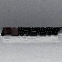 1pcs PURSUIT 3D Emblem – Multicolor Acrylic Car Badge for Fender & Trunk