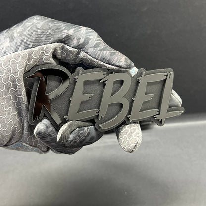 1PC REBEL 3D Emblem Custom Badge Sticker for Car SUV TRUCK