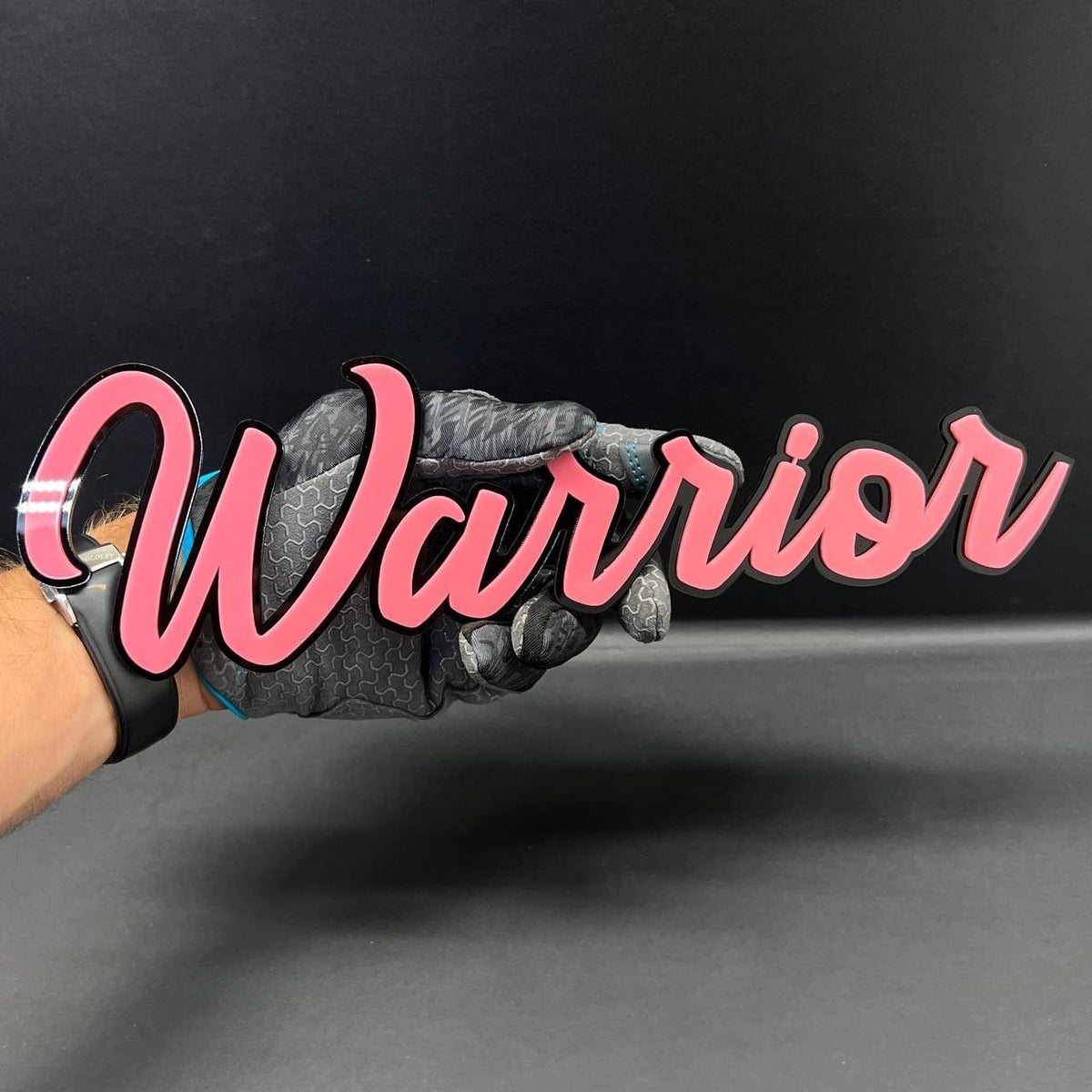 1pcs Warrior 3D Emblem – Custom Fender or Tailgate Badge for Car, SUV, or Truck