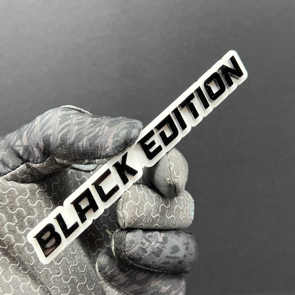 1PC Black Edition Emblem – Durable 3D Acrylic Car, Truck & SUV Badge