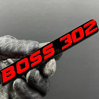 2PCS BOSS 302 Emblems – Durable 3D Multicolor Fender & Tailgate Badges