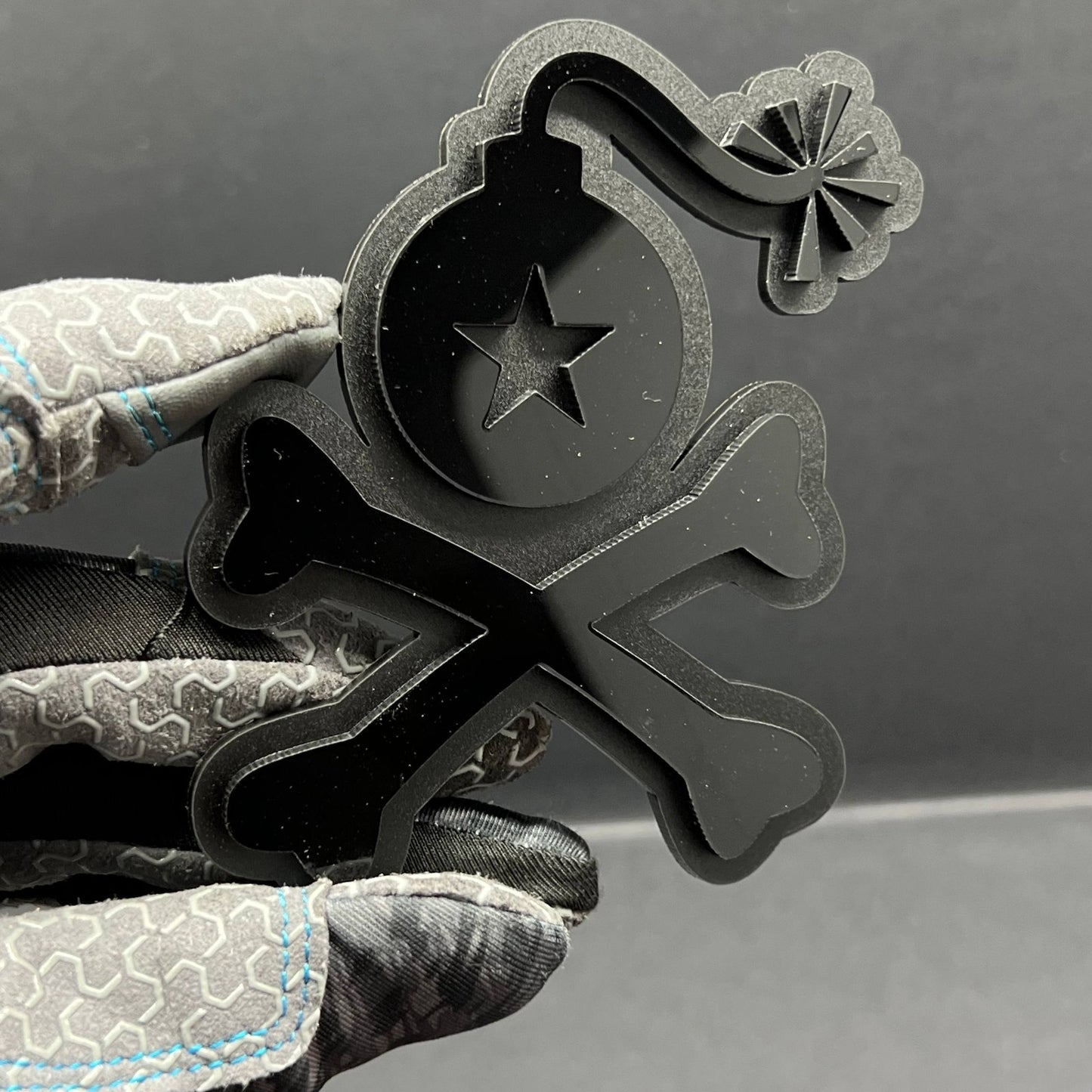 1pc Stangl Bomb Multicolor 3D Car Badge – Easy Install Acrylic Trunk & Fender