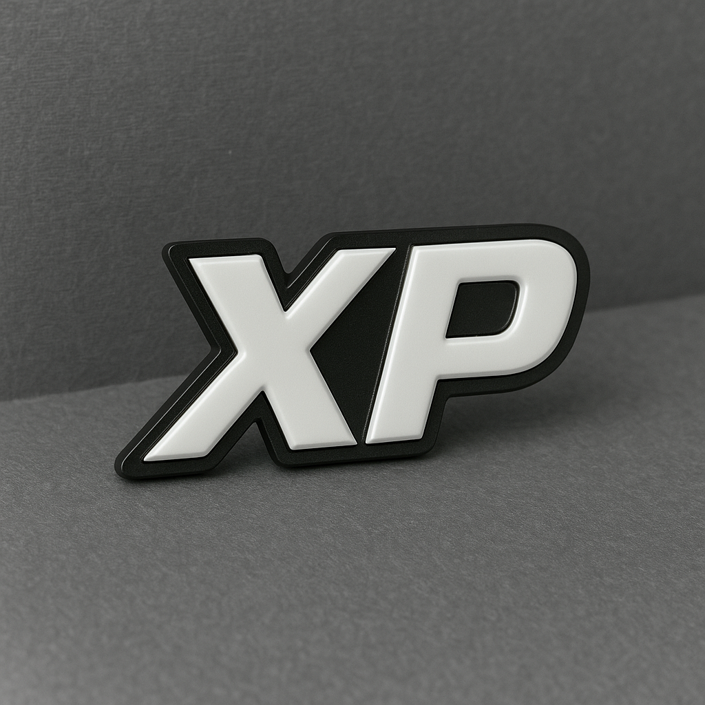 1PC XP Emblem Multicolor Custom Badge Sticker for Car SUV TRUCK