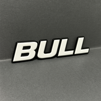 1PC BULL Emblem – Custom Acrylic Fender or Tailgate Badge