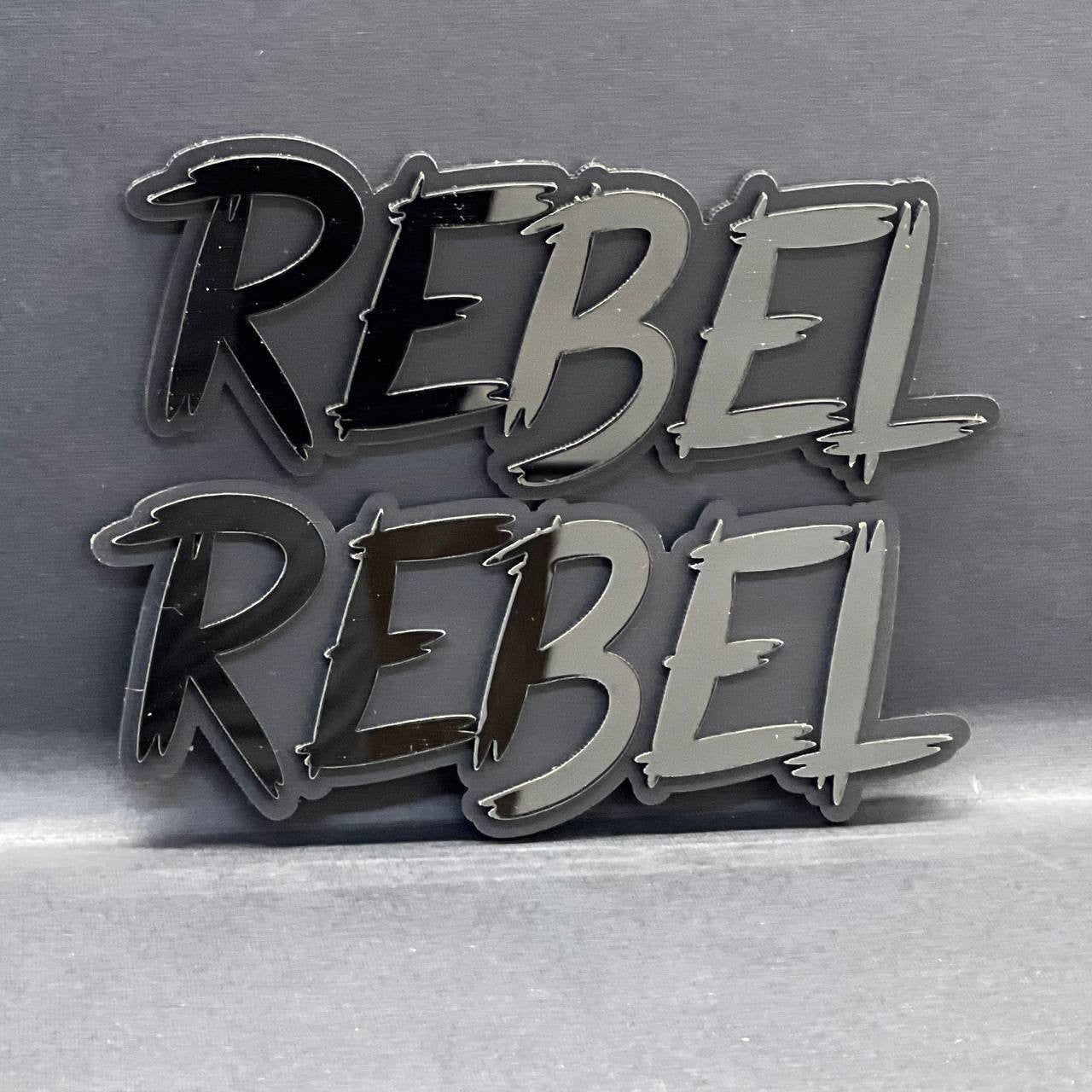 1PC REBEL 3D Emblem Custom Badge Sticker for Car SUV TRUCK