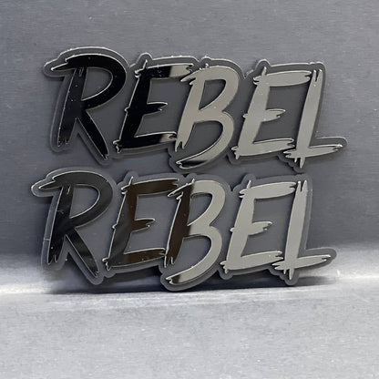 1PC REBEL 3D Emblem Custom Badge Sticker for Car SUV TRUCK