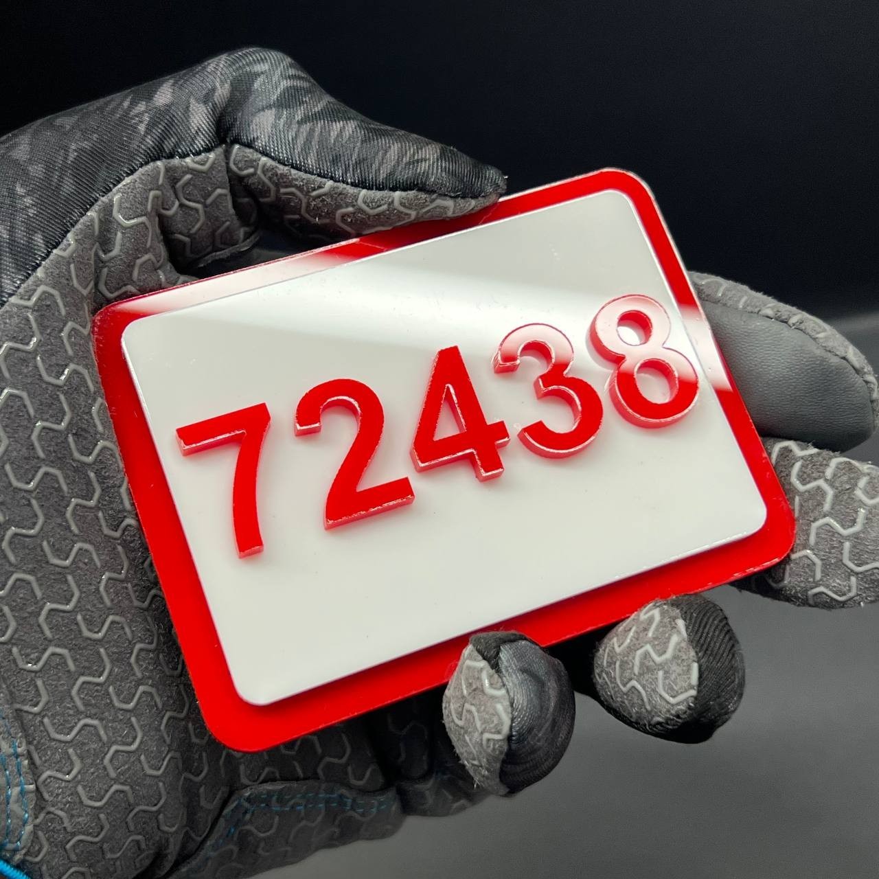 Custom Modern Acrylic House Sign – Personalized Door Number Plaque 1–999