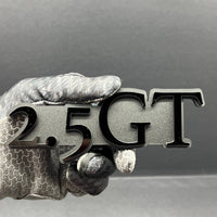 1PCS 2.5 GT Emblem – Custom 3D Multicolor Acrylic Car Exterior Badge