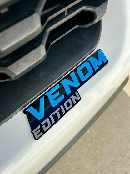 1pcs Venom Edition Emblem Car Badges Badass 3D Sticker Decal Multicolor