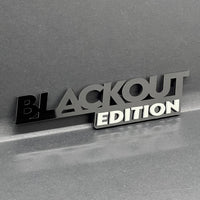 1x BLACKOUT Black Edition Emblem 3D Multicolor Badge 3D Sticker Decal Multicolor