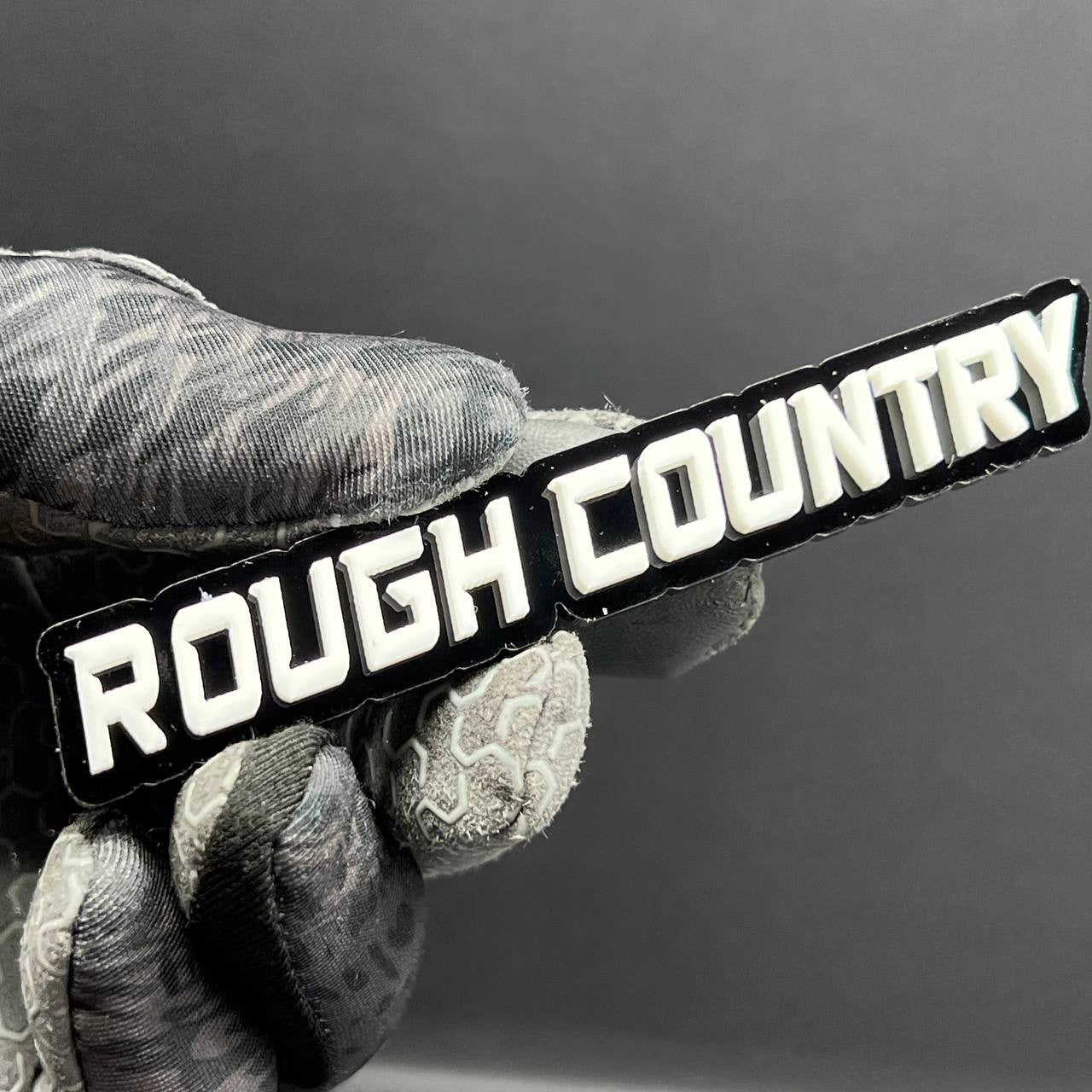 ROUGH COUNTRY 3D Emblem – Multicolor Acrylic Badge for Car, Truck & SUV  1pcs
