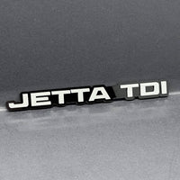 1PC Jetta TDI Emblem – 3D Acrylic Multicolor Car Truck SUV Tailgate Badge