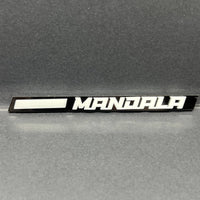 1PC MANDALA Emblem – Custom 3D Multicolor Acrylic Car Exterior Badge