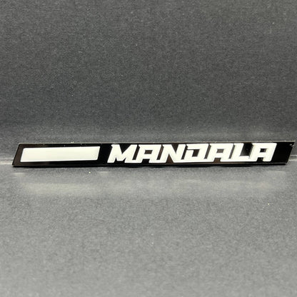 1PC MANDALA Emblem – Custom 3D Multicolor Acrylic Car Exterior Badge