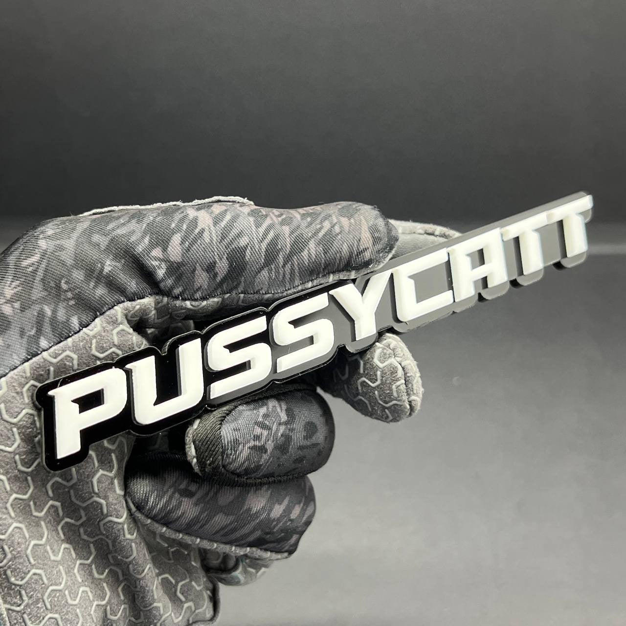 1PC PUSSYCATT Emblem – 3D Acrylic Tailgate or Fender Badge for Truck SUV Car