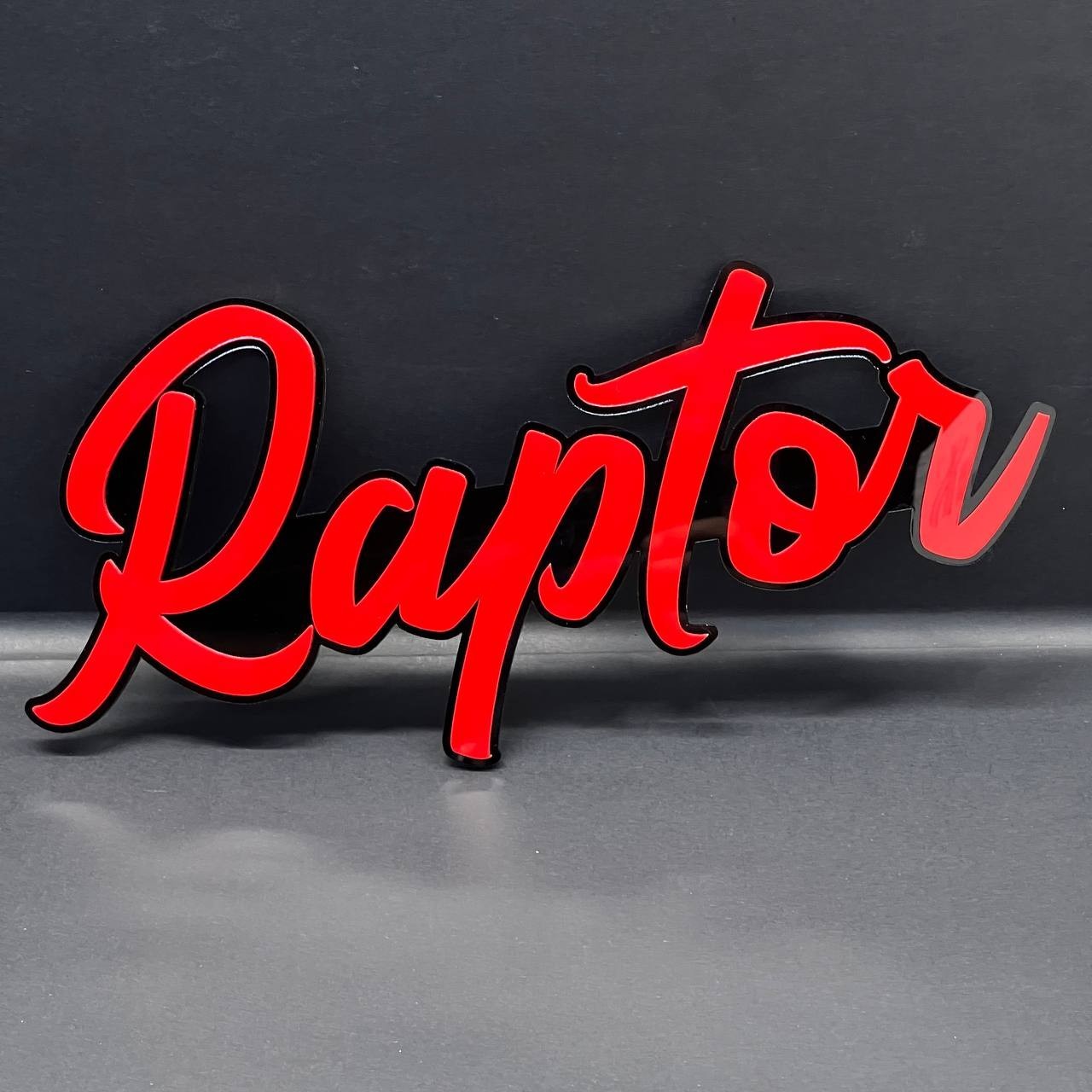 1PC RAPTOR 3D Lettering Emblem – Exterior Badge Decal for Trunk Fender or Door