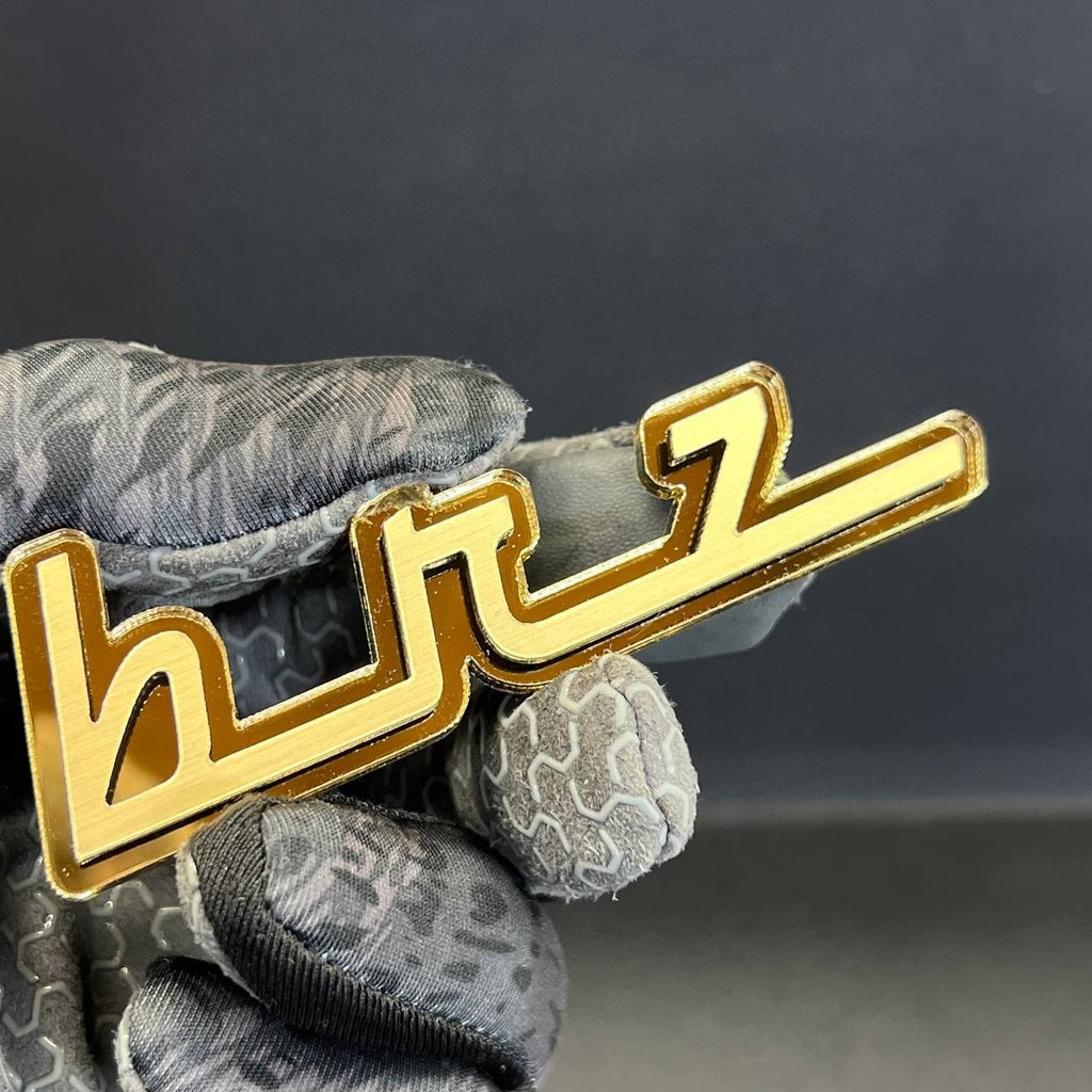 1PC BRZ Emblem – 3D Acrylic Fender or Trunk Badge for Subaru Models