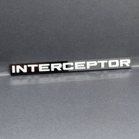 1PC INTERCEPTOR Emblem Custom Fender or Tailgate Badge for Car, SUV, or Truck
