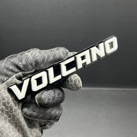 1PCS VOLCANO Emblem – 3D Multicolor Acrylic Car, Truck & SUV Badge Decal