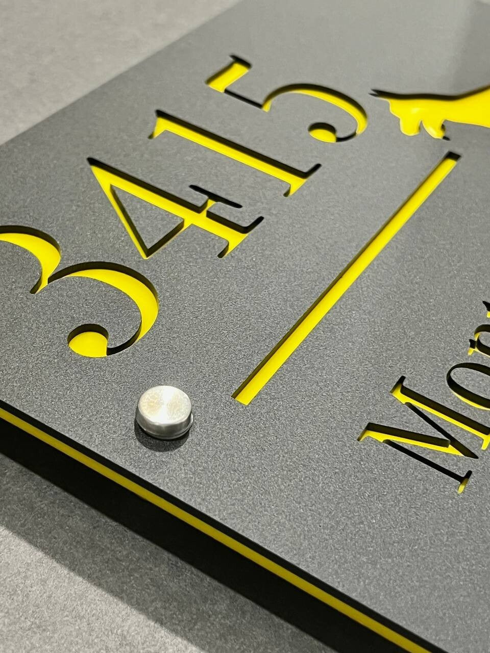 Custom House Number Plaques House Door Number Signs Matt Address Plaques