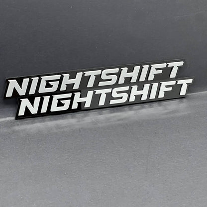 2pcs NIGHTSHIT Multicolor Emblems – NIGHTSHIT Fender Badges for NIGHTSHIT Emblem