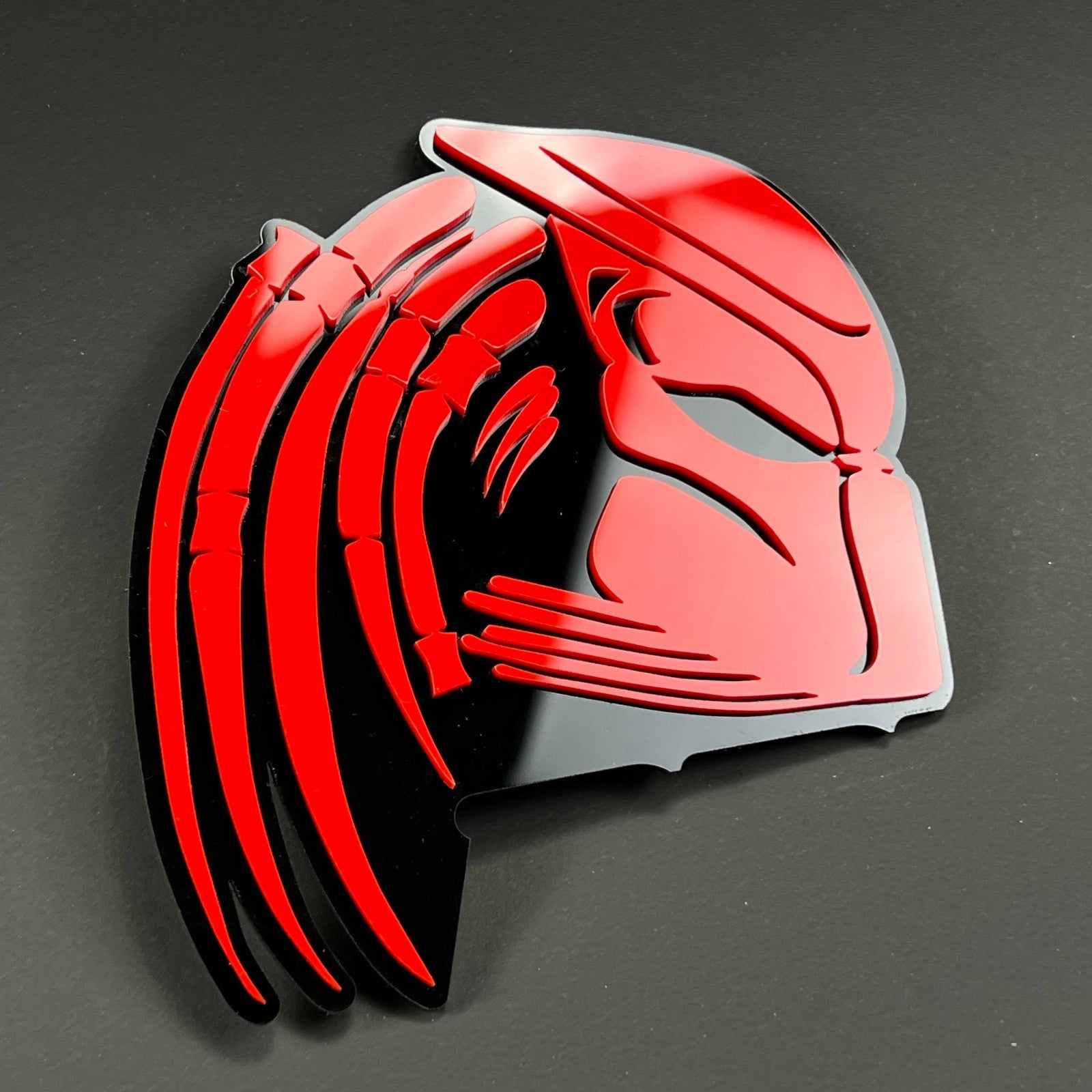 1PC PREDATOR 3D Acrylic Badge – Car Truck Fender Tailgate Trunk Emblem Decal
