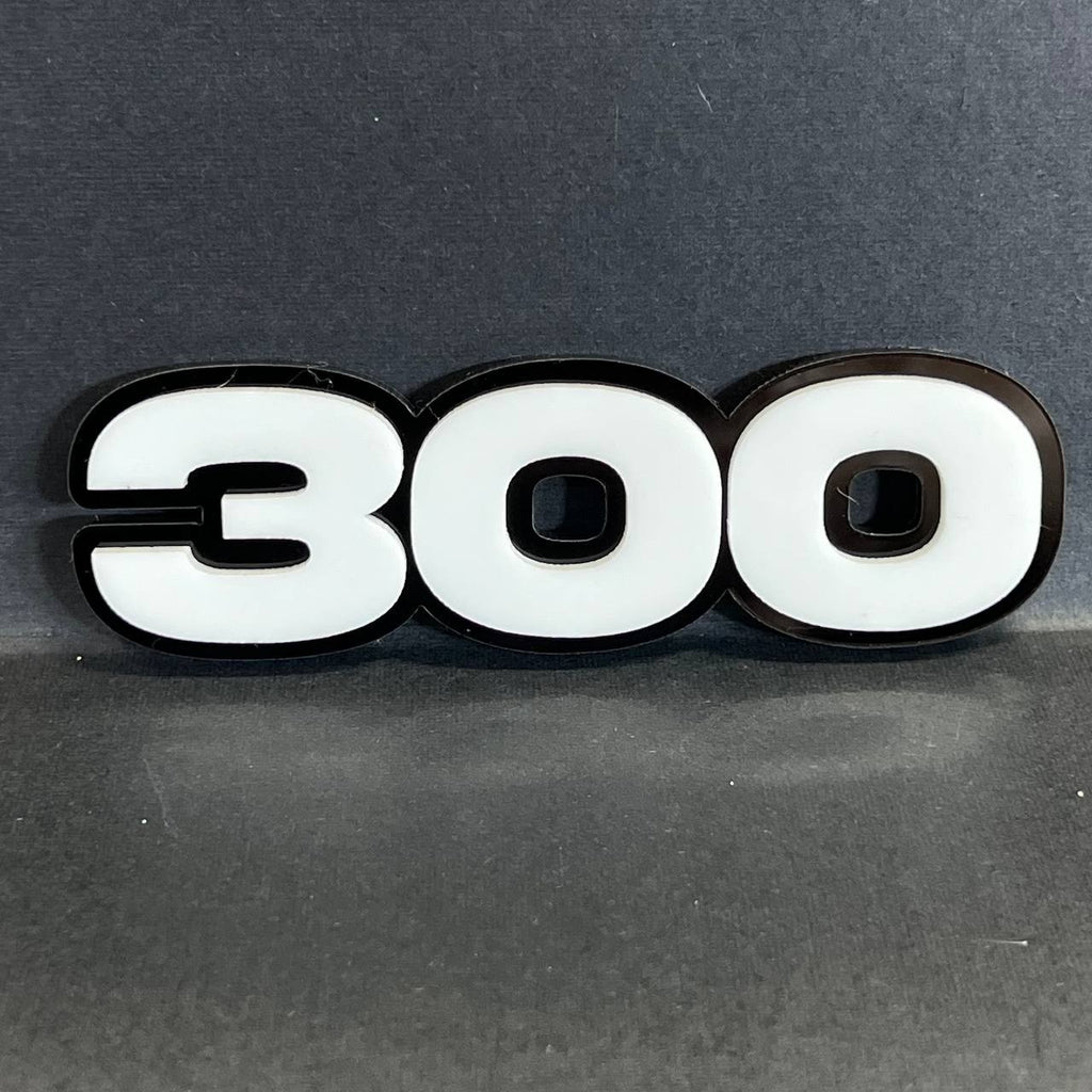 2PCS Chrysler 300 3D Emblems – Exterior Fender Badges for Car or SUV