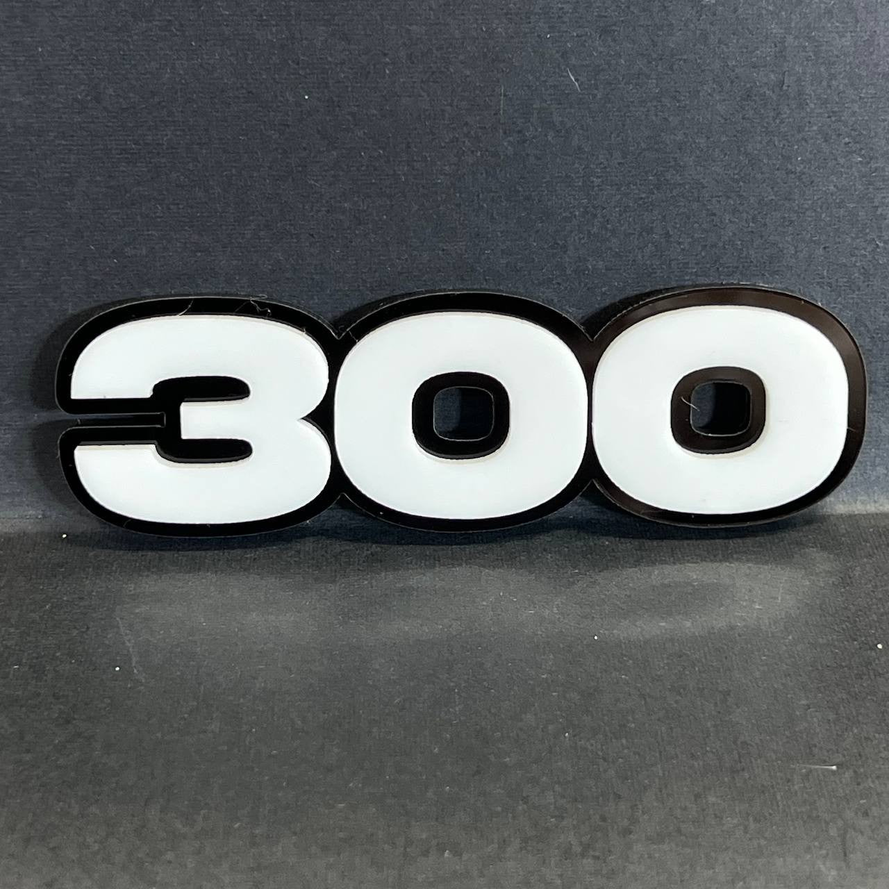 2PCS Chrysler 300 3D Emblems – Exterior Fender Badges for Car or SUV