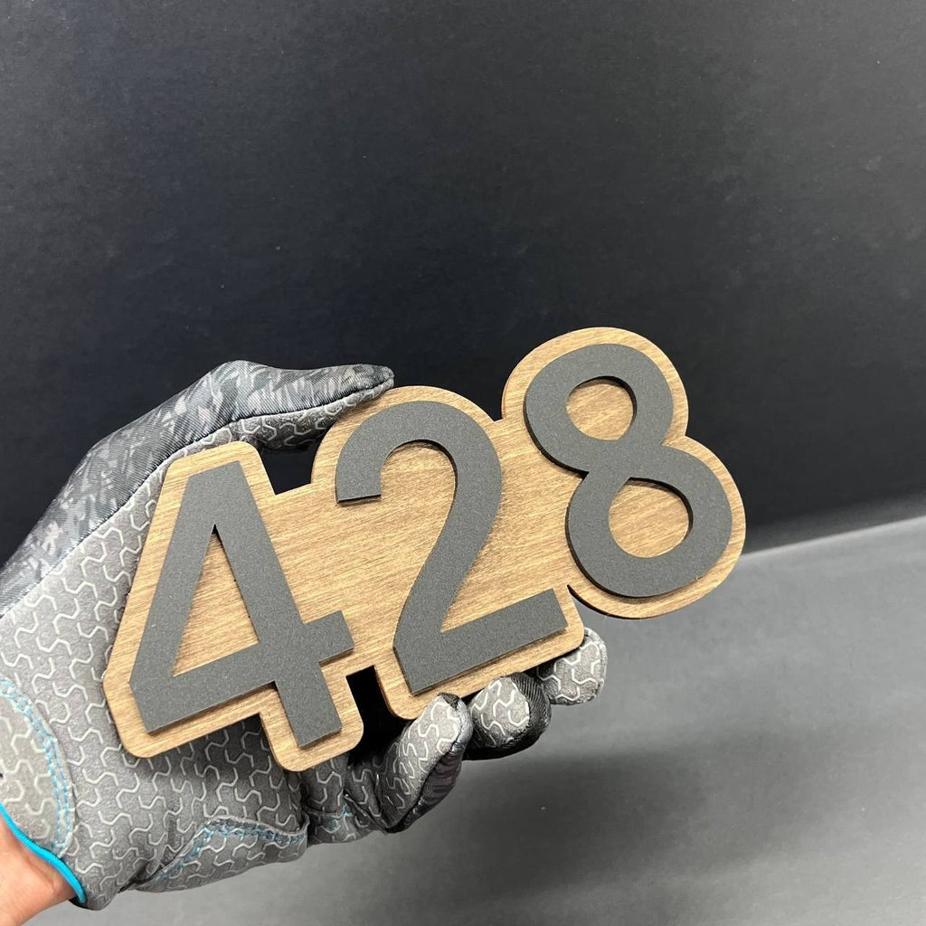 Door Custom 3D House Address Numbers – Laser Cut Door Sign Plaque
