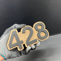 Door Custom 3D House Address Numbers – Laser Cut Door Sign Plaque