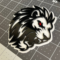 1PCS LION 3D Emblem Custom Badge Sticker for Car SUV TRUCK