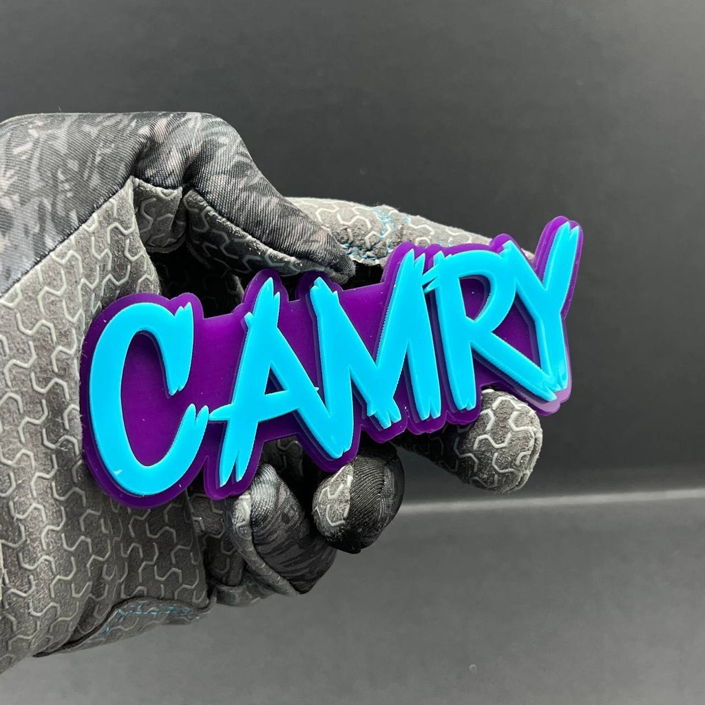 Camry 3D Emblem Badge – Multicolor Acrylic Toyota Car Fender & Trunk Decal (1pc)