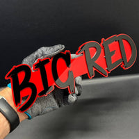 1PC BIG RED Emblem Multicolor Custom Badge Sticker for Car SUV TRUCK
