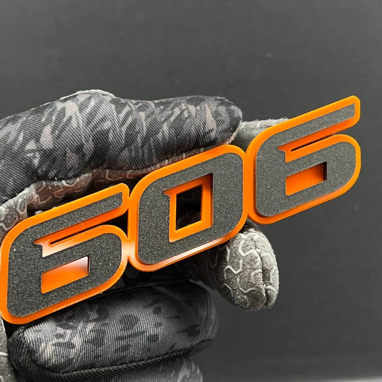 606 Emblem Badge – Custom Multicolor Acrylic Fender & Trunk Decal 1PC