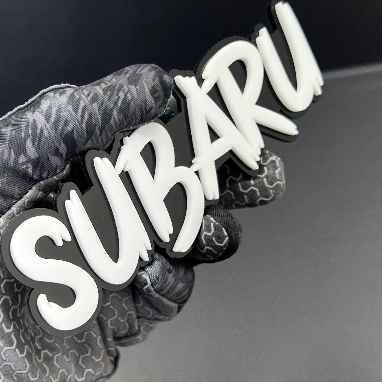 2pcs SUBARU EMBLEMS FENDER EXTERIOR SUBARU BADGE 3D EMBLEMS SUBARU